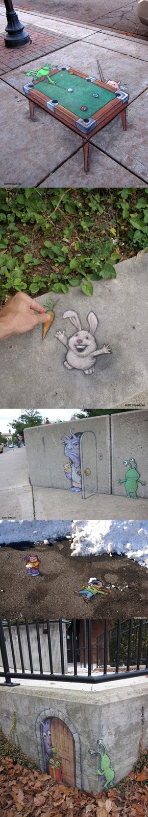 The Chalk Art of David Zinn