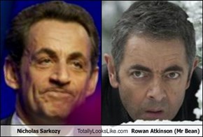 Nicholas Sarkozy Totally Looks Like Rowan Atkinson (Mr Bean)
