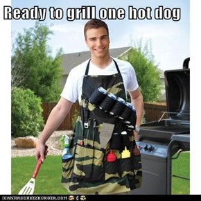 Ready to grill one hot dog