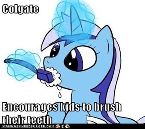 Colgate  Encourages kids to brush their teeth