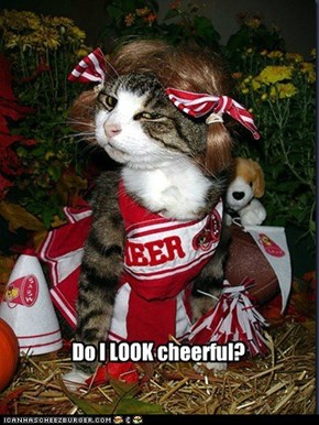 Do I LOOK cheerful?