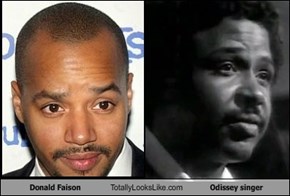 Donald Faison Totally Looks Like Odissey singer