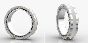 Stargate Wedding Band