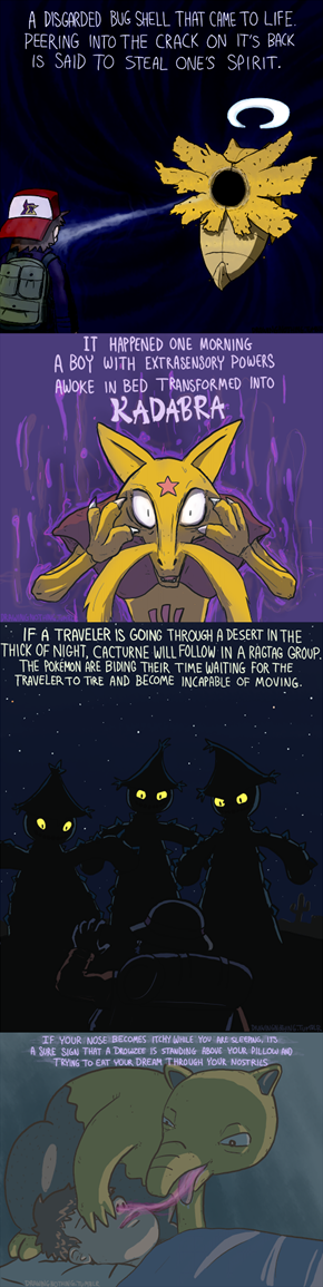 Creepy Pokedex Entries