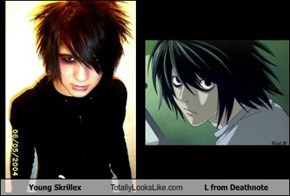 Young Skrillex Totally Looks Like L from Deathnote