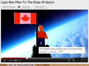 Canadians boldly go not quite as far as other people.