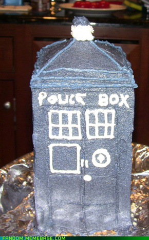 My Tardis Birthday Cake