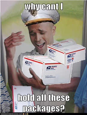 why cant I   hold all these packages?