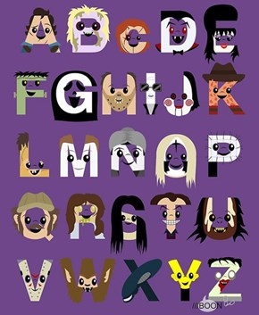 The Horror Icon Alphabet