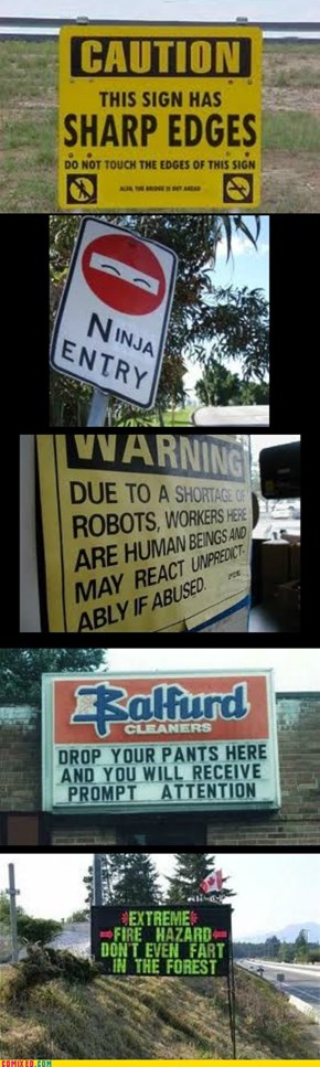 WTF signs