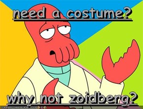 need a costume?  why not zoidberg?