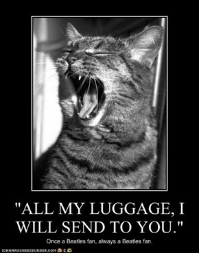"ALL MY LUGGAGE, I WILL SEND TO YOU."