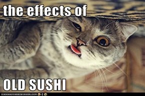 the effects of   OLD SUSHI