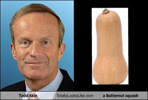 Todd Akin Totally Looks Like a Butternut squash