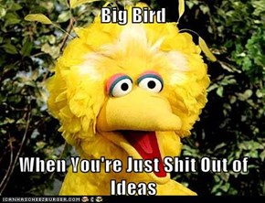 Big Bird  When You're Just Shit Out of Ideas
