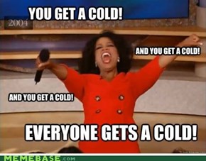 How I feel as the first sick person at school.