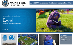 Monsters University's Insanely Detailed Fake Website of the Day
