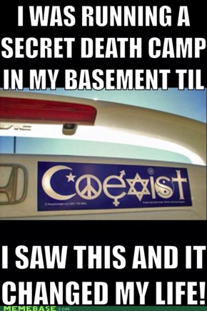 You can change the world with a bumper sticker!