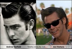 Andrew Garfield Totally Looks Like Ace Ventura