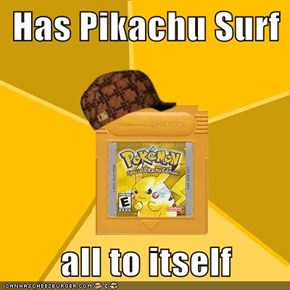 Has Pikachu Surf  all to itself