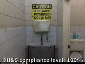 OH&S compliance level: 100%