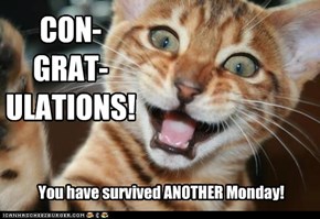 Survived another Monday