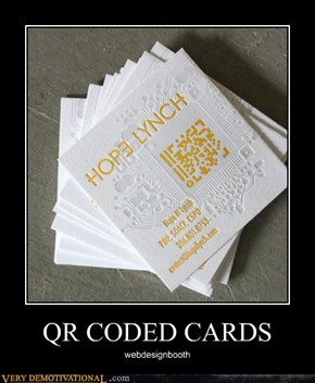 QR CODED CARDS