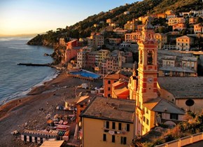 The First Sun in Sori, Italy