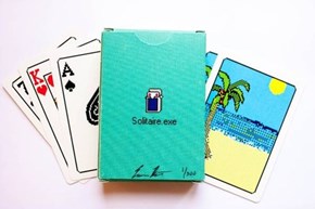 Old School Computer Solitaire Cards