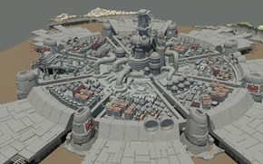 FF7 Midgar recreated in MINECRAFT