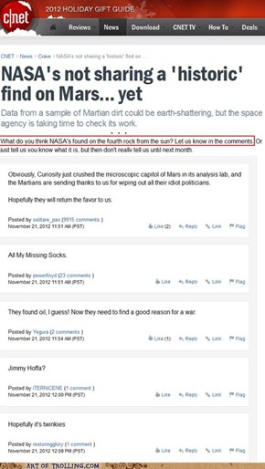 What did NASA find on Mars?
