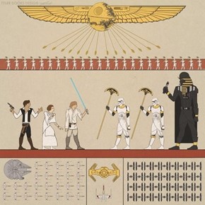 Star Wars, as Told by Hieroglyphics