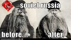 soviet russia  before....              after