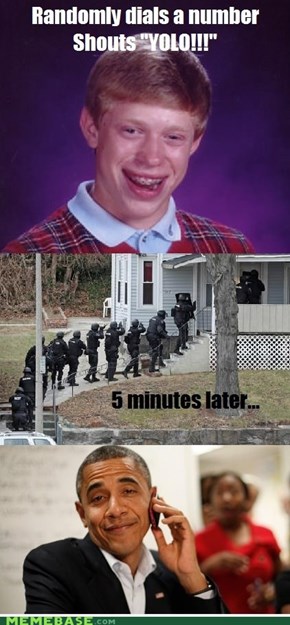 Bad Luck Brian tries random prank call