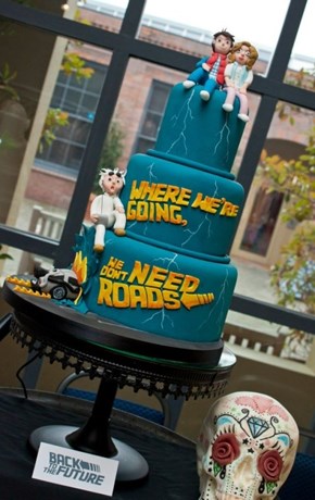 Back to the Future Cake
