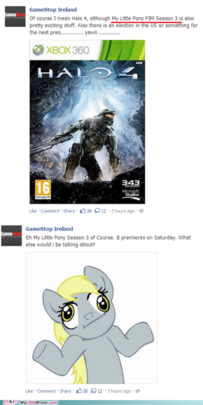Brony Working at Gamestop Ireland Facebook