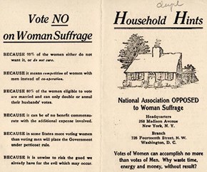 Blast From the Past, Featuring Women's Suffrage!