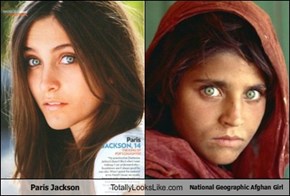 Paris Jackson Totally Looks Like National Geographic Afghan Girl