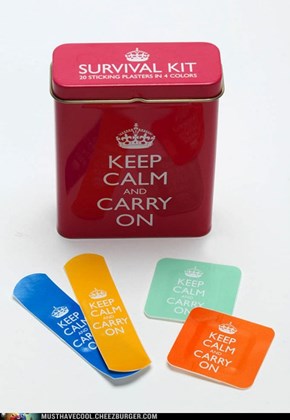Keep Calm And Carry On Bandages 