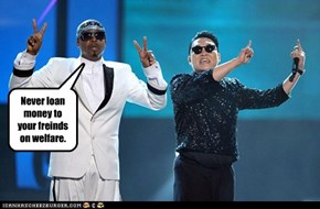 MC Hammer gives PSY advice