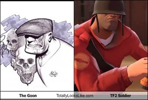 The Goon Totally Looks Like TF2 Soldier