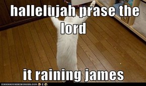hallelujah prase the lord  it raining james