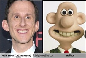 Adam Brown (Ori, the Hobbit) Totally Looks Like Wallace