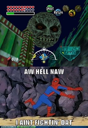 spiderman is in big trouble