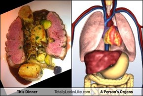 This Dinner Totally Looks Like A Person's Organs