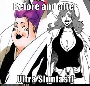 Before and after  Ultra Slimfast!