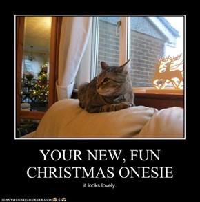 YOUR NEW, FUN CHRISTMAS ONESIE