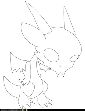Chibi vector Qujin Outline no eyes