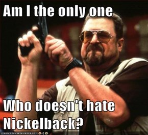 Am I the only one  Who doesn't hate Nickelback?