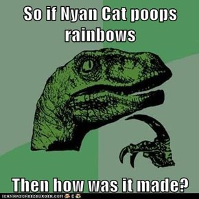 So if Nyan Cat poops rainbows  Then how was it made?